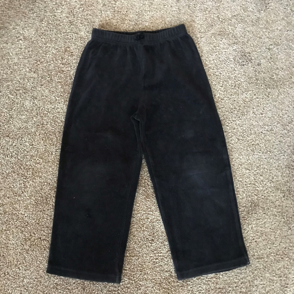 Arizona black velour elastic waist pants 4T